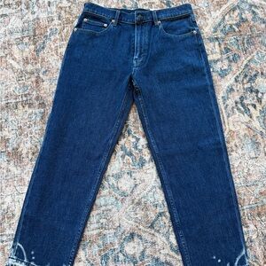 Lucky Brand Women's Dark Blue Straight Jeans